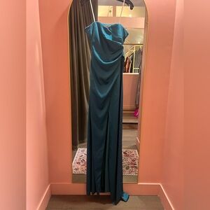 Halston Heritage Vibrant Blue Dress